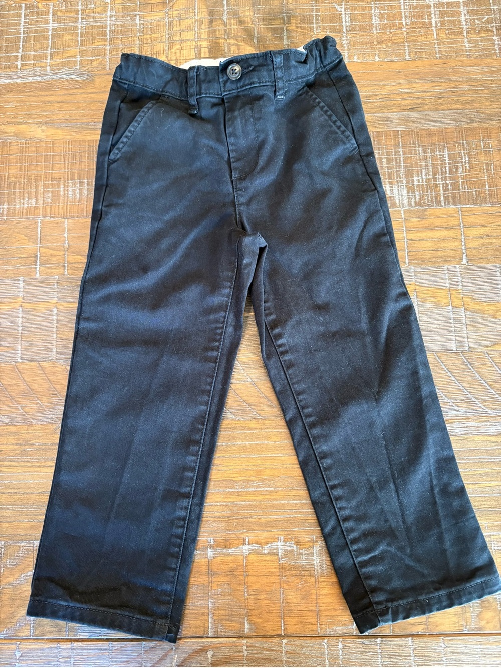Black Boy’s Gymboree Straight-Leg Chino Pants, Size 4T
